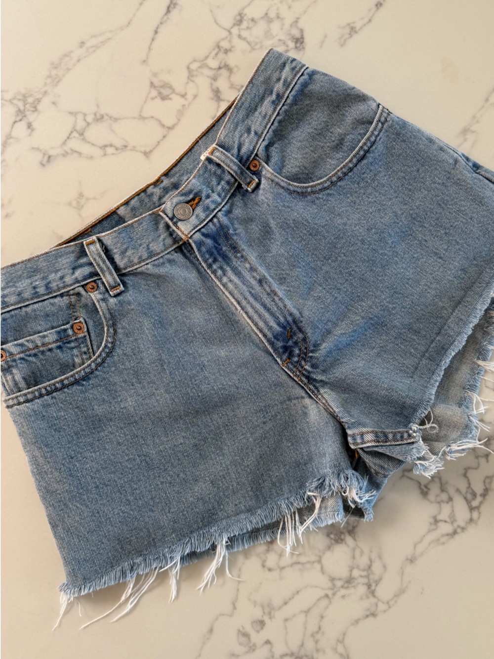 Vintage LEVI’S Light Blue Denim Jean Shorts